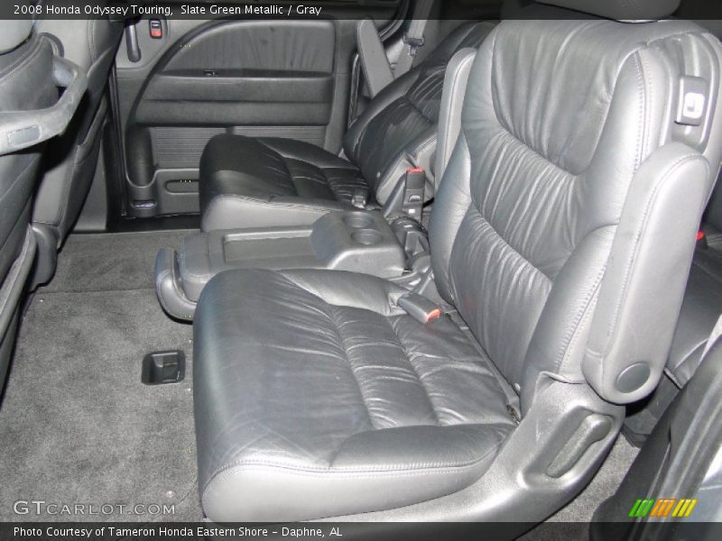 Slate Green Metallic / Gray 2008 Honda Odyssey Touring