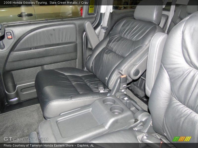 Slate Green Metallic / Gray 2008 Honda Odyssey Touring