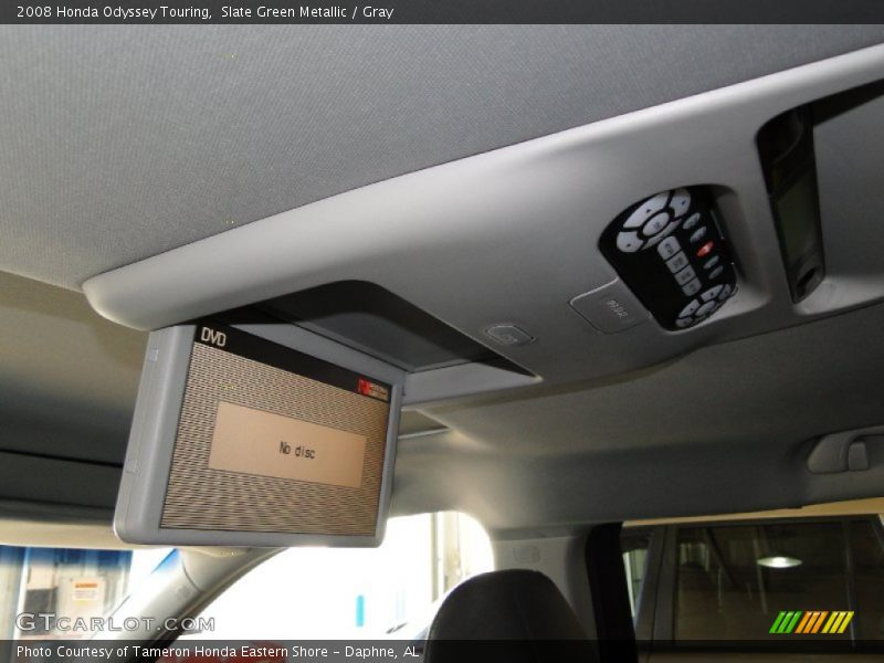 Slate Green Metallic / Gray 2008 Honda Odyssey Touring