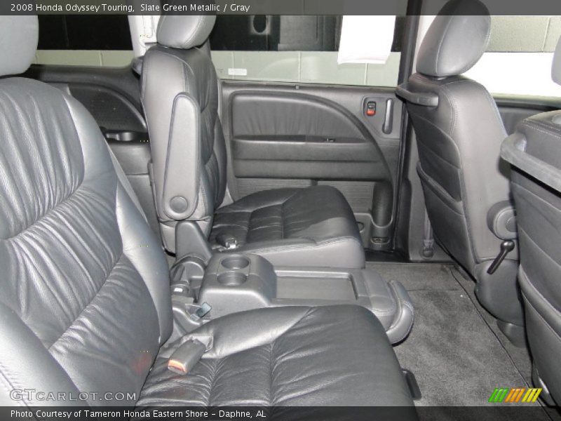 Slate Green Metallic / Gray 2008 Honda Odyssey Touring