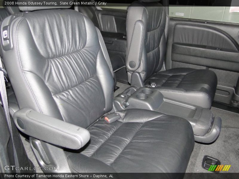 Slate Green Metallic / Gray 2008 Honda Odyssey Touring