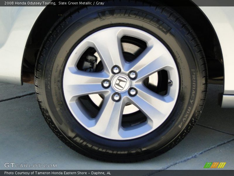 Slate Green Metallic / Gray 2008 Honda Odyssey Touring