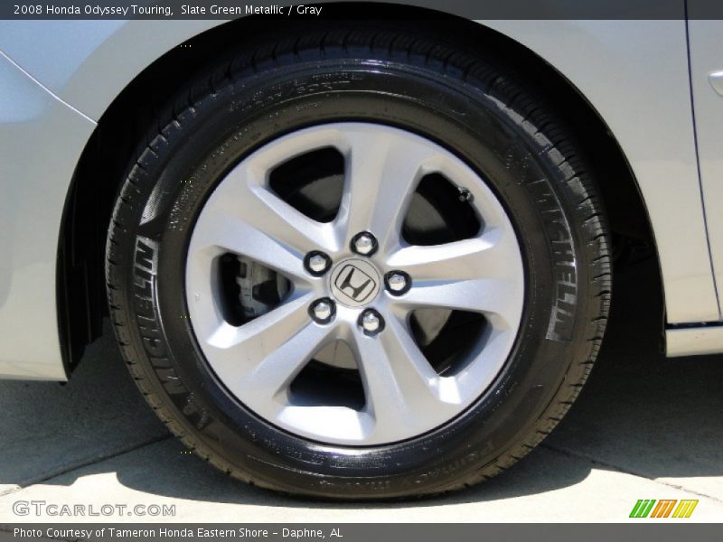 Slate Green Metallic / Gray 2008 Honda Odyssey Touring