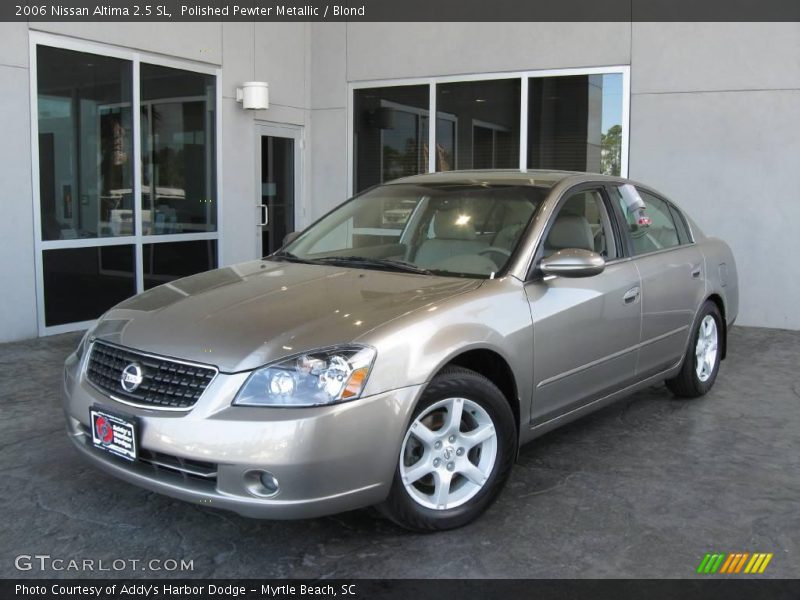 Polished Pewter Metallic / Blond 2006 Nissan Altima 2.5 SL