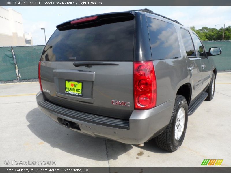 Steel Gray Metallic / Light Titanium 2007 GMC Yukon SLT