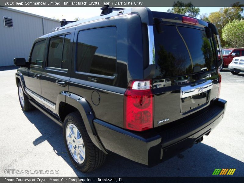 Brilliant Black Crystal Pearl / Dark Slate Gray 2010 Jeep Commander Limited