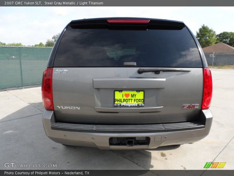 Steel Gray Metallic / Light Titanium 2007 GMC Yukon SLT