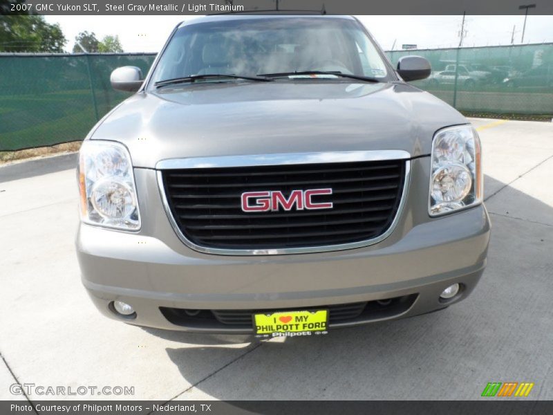 Steel Gray Metallic / Light Titanium 2007 GMC Yukon SLT