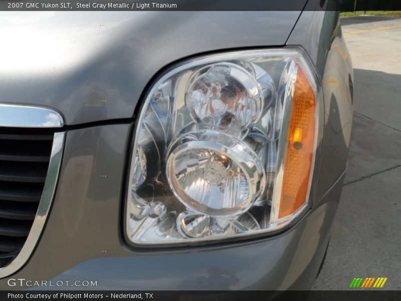 Steel Gray Metallic / Light Titanium 2007 GMC Yukon SLT