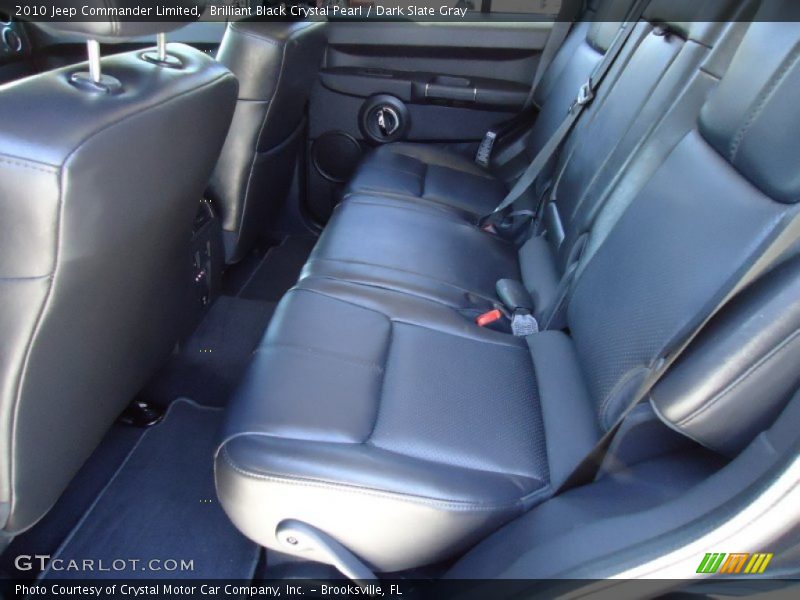 Brilliant Black Crystal Pearl / Dark Slate Gray 2010 Jeep Commander Limited