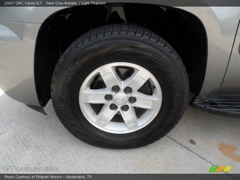 Steel Gray Metallic / Light Titanium 2007 GMC Yukon SLT