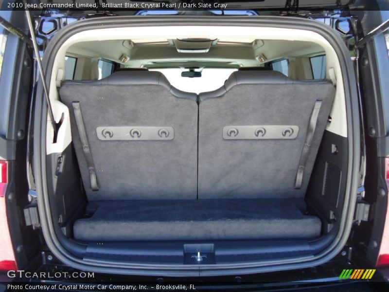 Brilliant Black Crystal Pearl / Dark Slate Gray 2010 Jeep Commander Limited