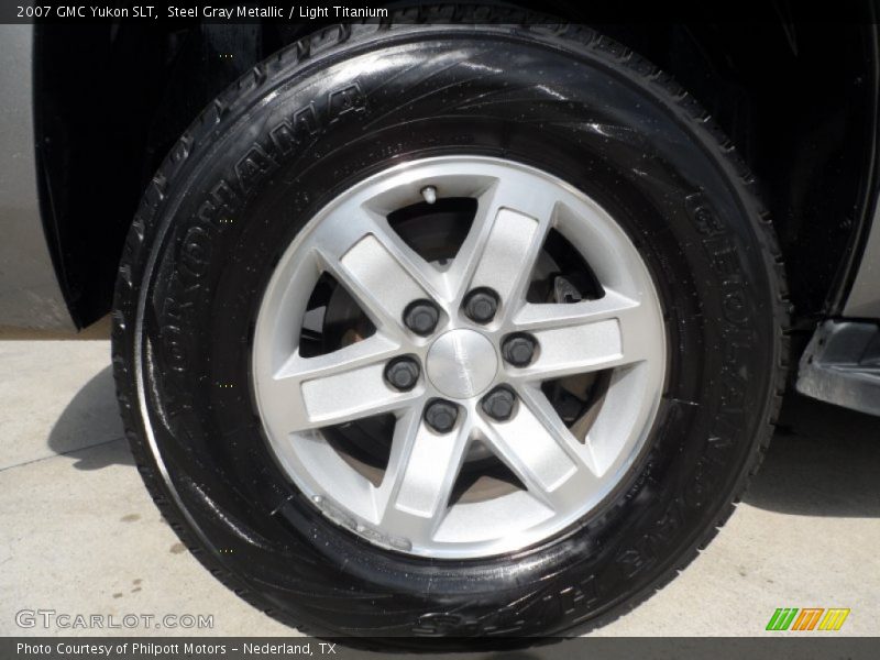 Steel Gray Metallic / Light Titanium 2007 GMC Yukon SLT