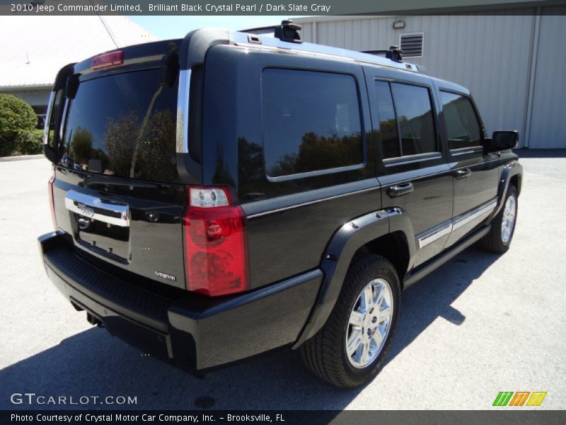 Brilliant Black Crystal Pearl / Dark Slate Gray 2010 Jeep Commander Limited