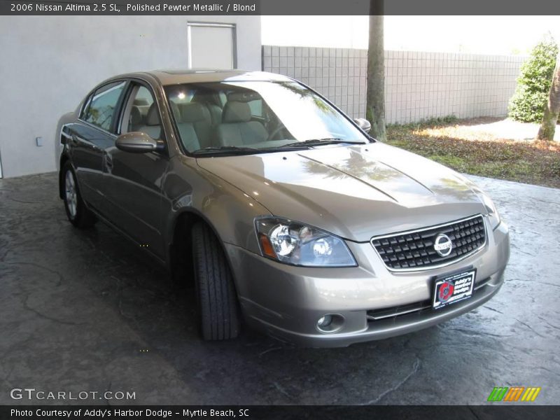 Polished Pewter Metallic / Blond 2006 Nissan Altima 2.5 SL