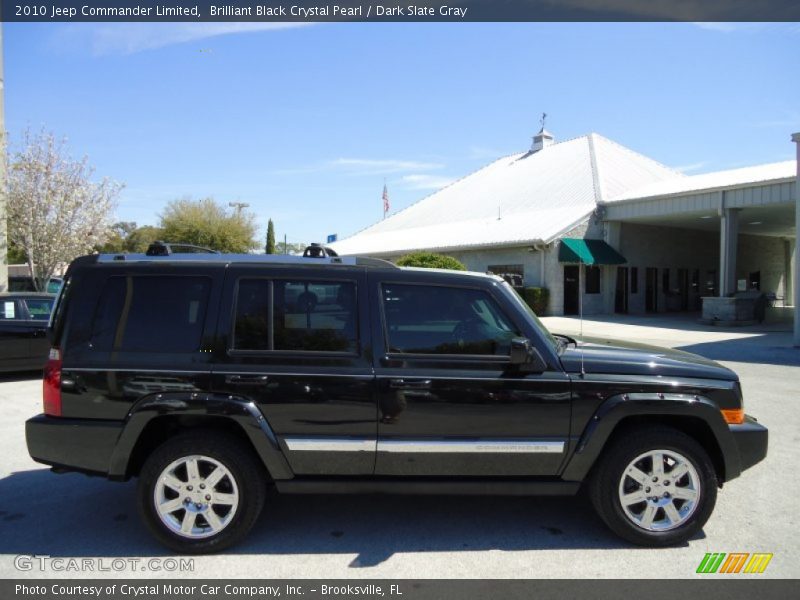 Brilliant Black Crystal Pearl / Dark Slate Gray 2010 Jeep Commander Limited