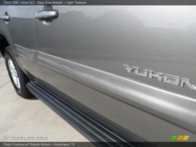 Steel Gray Metallic / Light Titanium 2007 GMC Yukon SLT