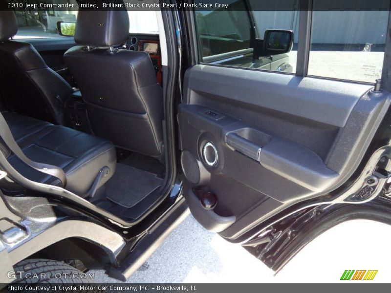 Brilliant Black Crystal Pearl / Dark Slate Gray 2010 Jeep Commander Limited