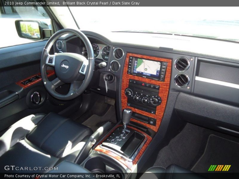 Brilliant Black Crystal Pearl / Dark Slate Gray 2010 Jeep Commander Limited