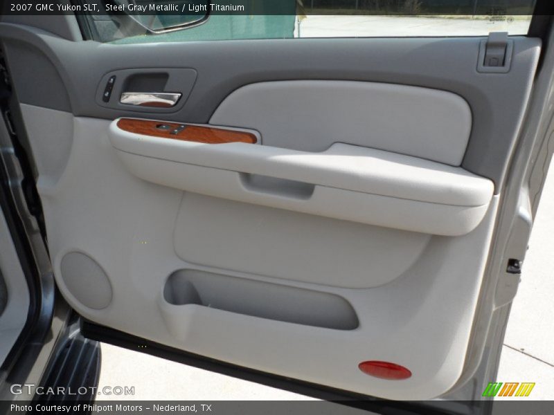 Steel Gray Metallic / Light Titanium 2007 GMC Yukon SLT
