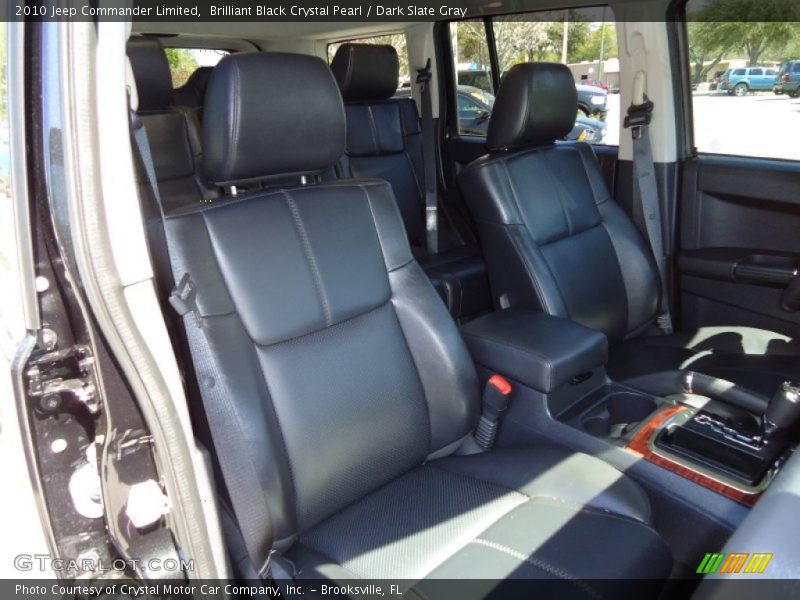 Brilliant Black Crystal Pearl / Dark Slate Gray 2010 Jeep Commander Limited