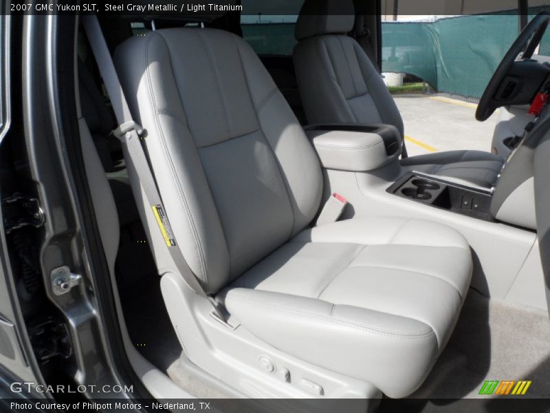 Steel Gray Metallic / Light Titanium 2007 GMC Yukon SLT
