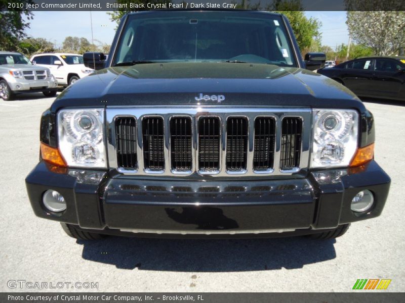 Brilliant Black Crystal Pearl / Dark Slate Gray 2010 Jeep Commander Limited