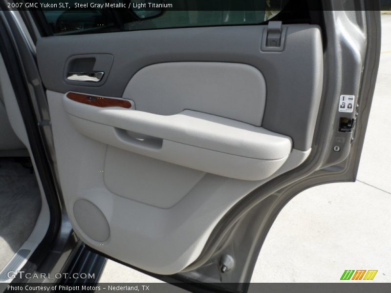 Steel Gray Metallic / Light Titanium 2007 GMC Yukon SLT