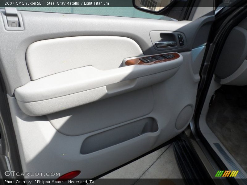 Steel Gray Metallic / Light Titanium 2007 GMC Yukon SLT