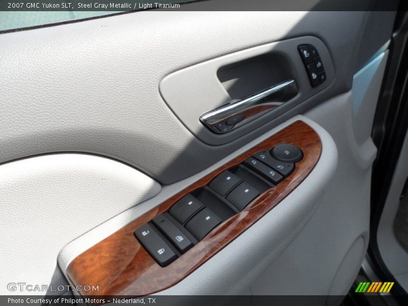 Steel Gray Metallic / Light Titanium 2007 GMC Yukon SLT
