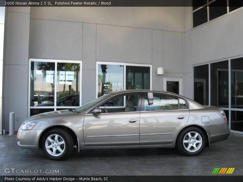 Polished Pewter Metallic / Blond 2006 Nissan Altima 2.5 SL