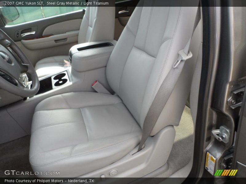 Steel Gray Metallic / Light Titanium 2007 GMC Yukon SLT