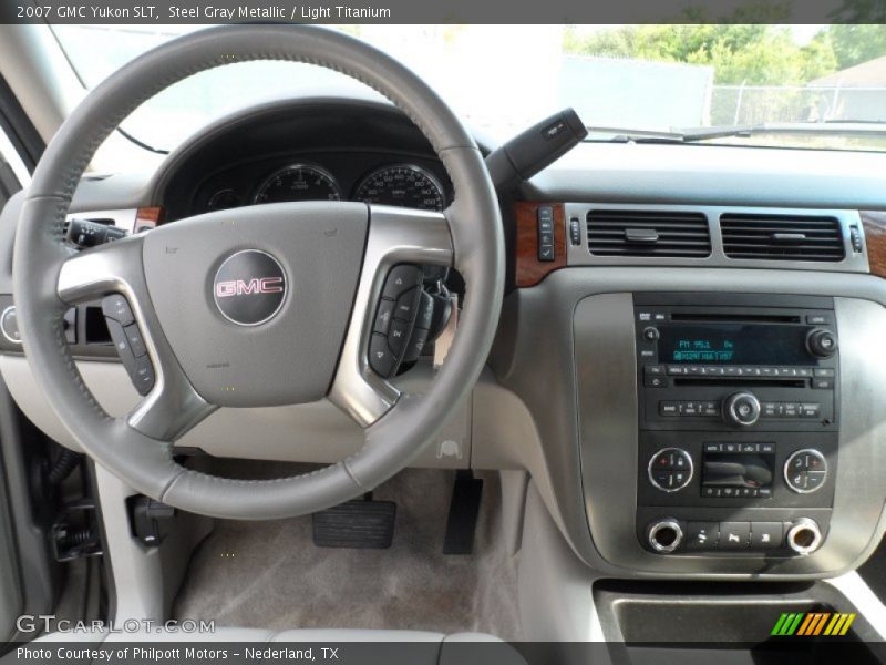 Steel Gray Metallic / Light Titanium 2007 GMC Yukon SLT