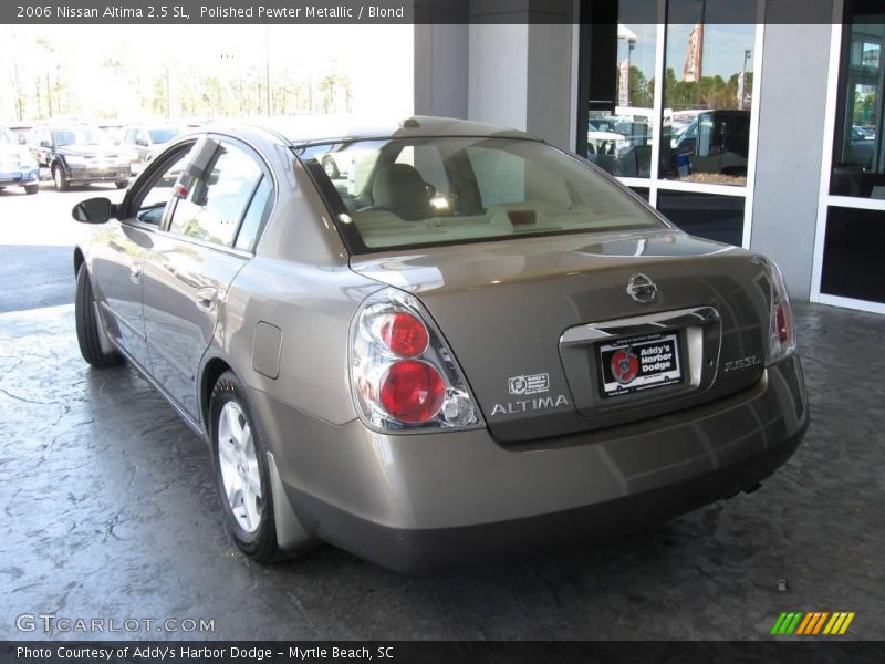 Polished Pewter Metallic / Blond 2006 Nissan Altima 2.5 SL