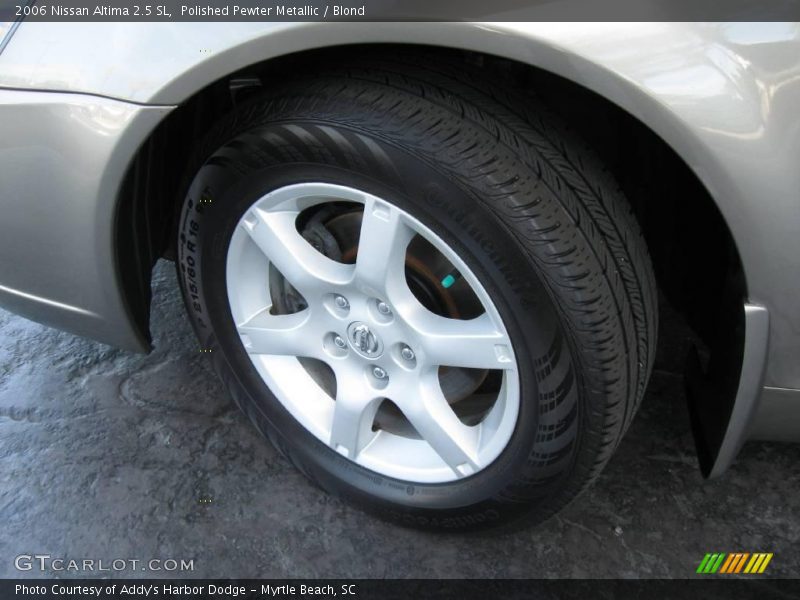 Polished Pewter Metallic / Blond 2006 Nissan Altima 2.5 SL