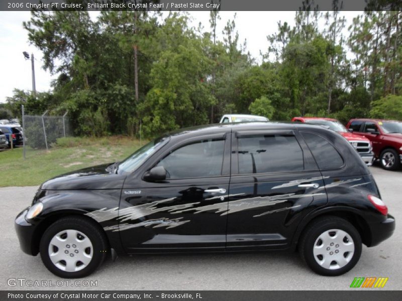 Brilliant Black Crystal Pearl / Pastel Slate Gray 2006 Chrysler PT Cruiser