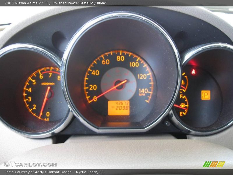 Polished Pewter Metallic / Blond 2006 Nissan Altima 2.5 SL