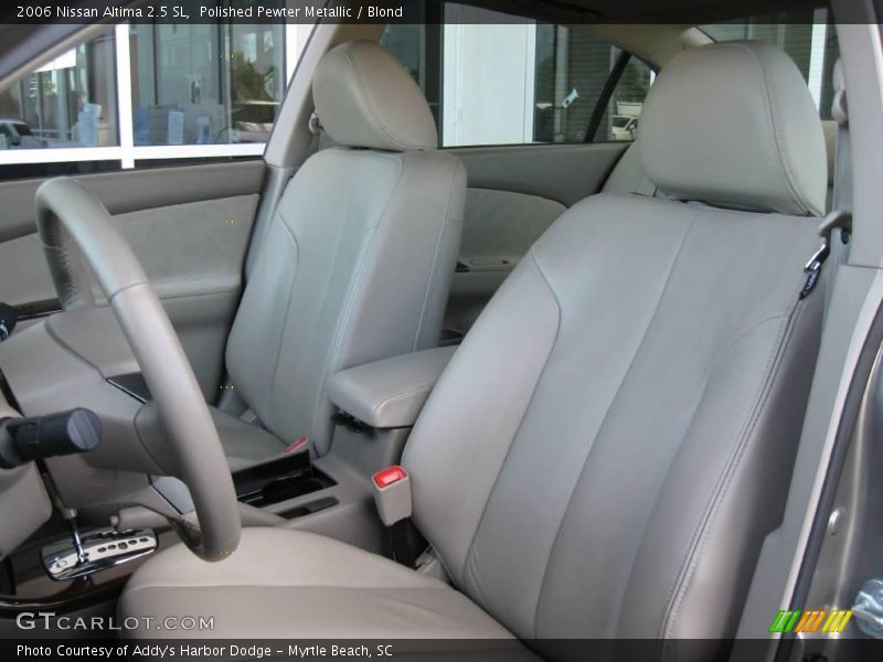 Polished Pewter Metallic / Blond 2006 Nissan Altima 2.5 SL