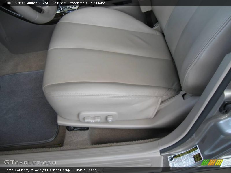 Polished Pewter Metallic / Blond 2006 Nissan Altima 2.5 SL