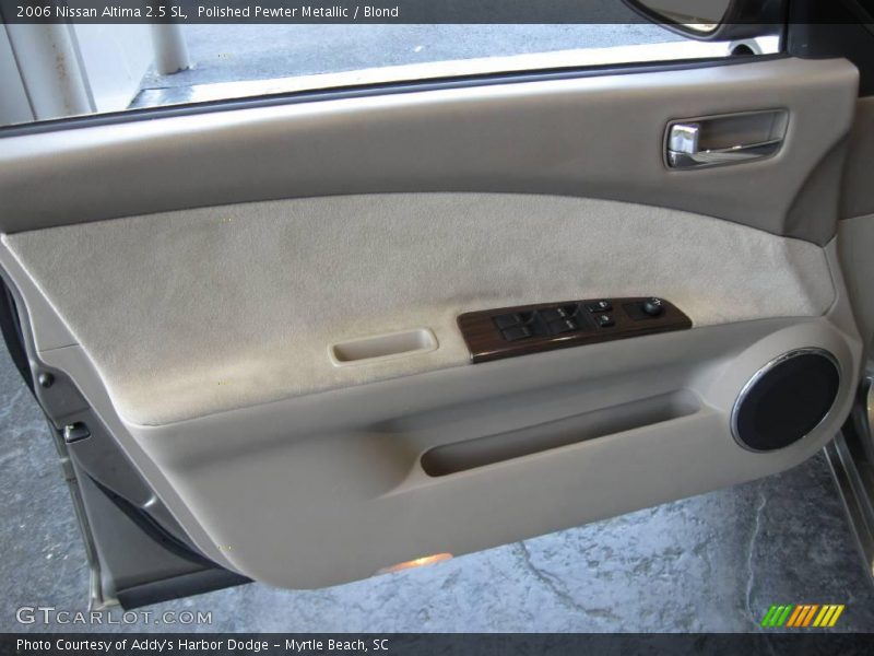 Polished Pewter Metallic / Blond 2006 Nissan Altima 2.5 SL
