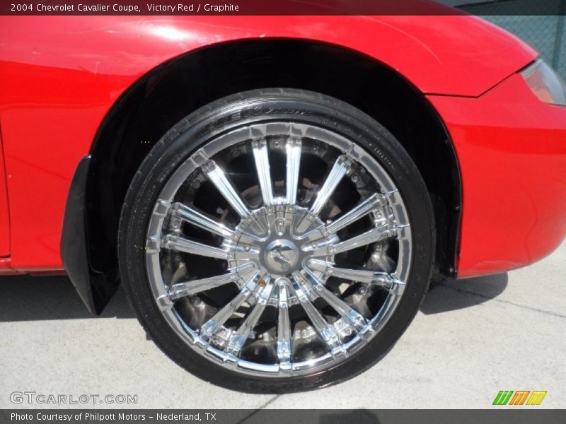 Victory Red / Graphite 2004 Chevrolet Cavalier Coupe