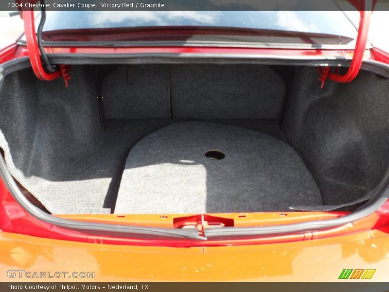 Victory Red / Graphite 2004 Chevrolet Cavalier Coupe