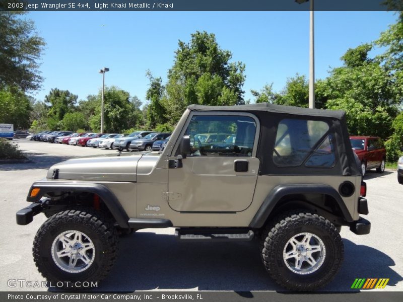 Light Khaki Metallic / Khaki 2003 Jeep Wrangler SE 4x4