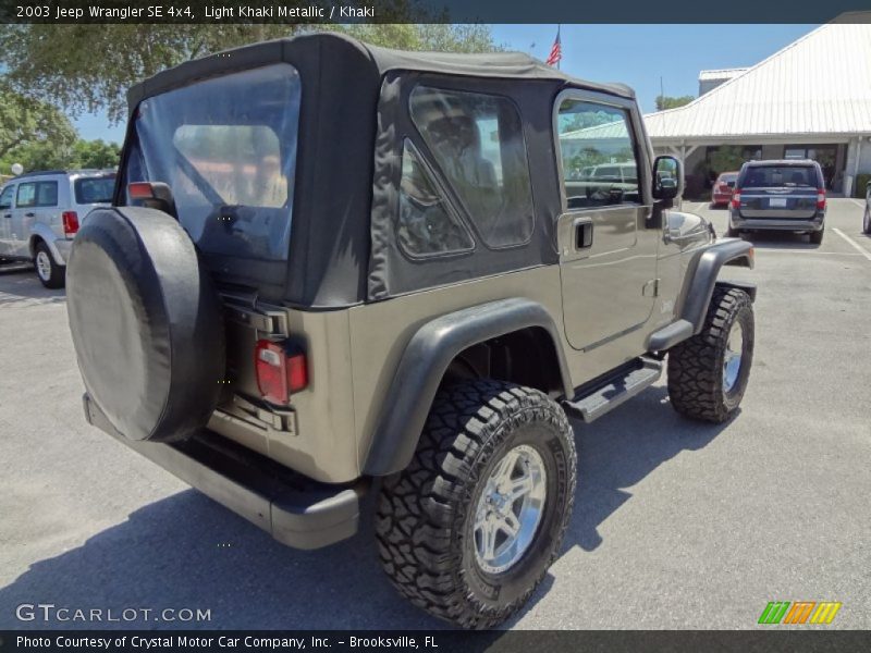 Light Khaki Metallic / Khaki 2003 Jeep Wrangler SE 4x4