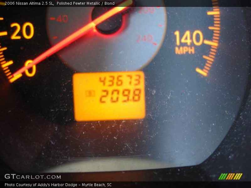 Polished Pewter Metallic / Blond 2006 Nissan Altima 2.5 SL