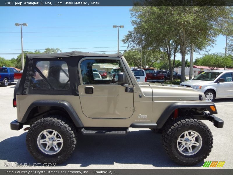 Light Khaki Metallic / Khaki 2003 Jeep Wrangler SE 4x4