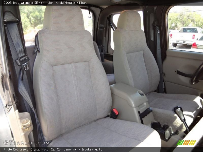 Light Khaki Metallic / Khaki 2003 Jeep Wrangler SE 4x4