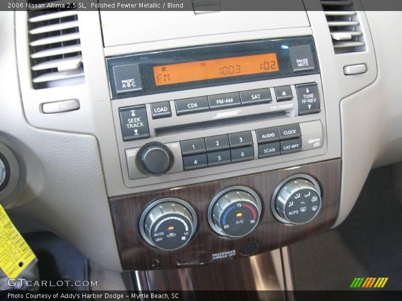 Polished Pewter Metallic / Blond 2006 Nissan Altima 2.5 SL