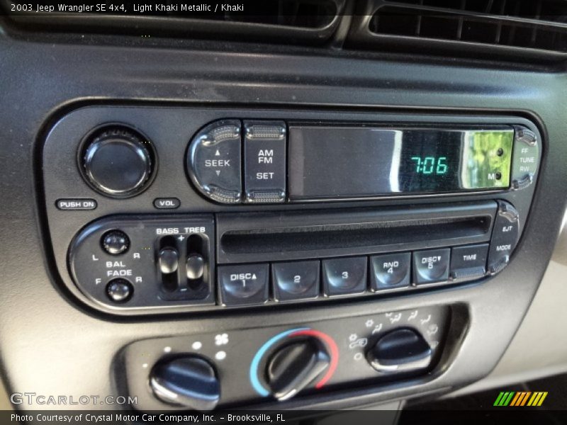 Light Khaki Metallic / Khaki 2003 Jeep Wrangler SE 4x4