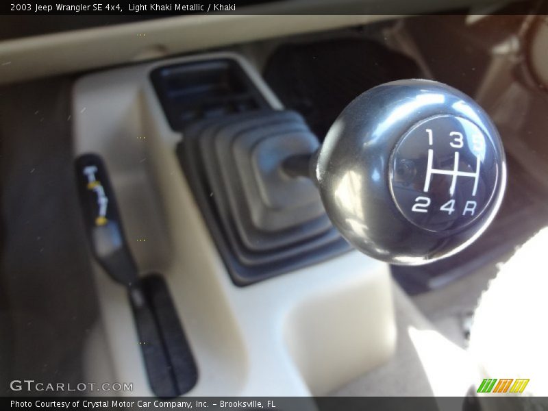 Light Khaki Metallic / Khaki 2003 Jeep Wrangler SE 4x4